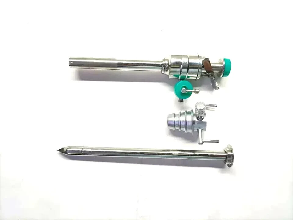 Laparoscopic Hasson Trocar Cannula Pyramid Surgical instruments kit 10mm 90m 2Pc