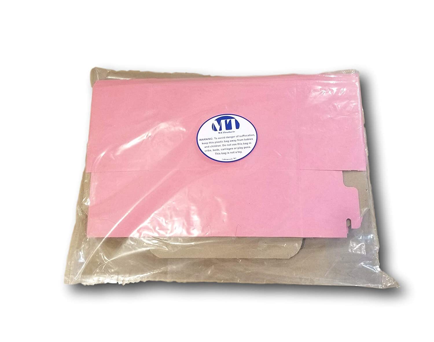 MT Products 8″ x 5″ x 3.50″ Clay Coated Pink Bakery Boxes Non-Window – 25 Pieces