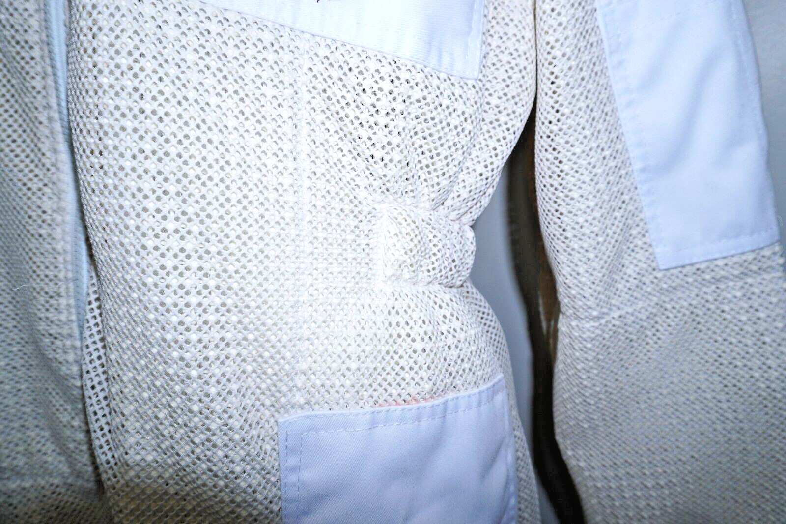 BEEKEEPING SUIT , Unisex 3 Layers Ventilated White – MEDIUM SIZE