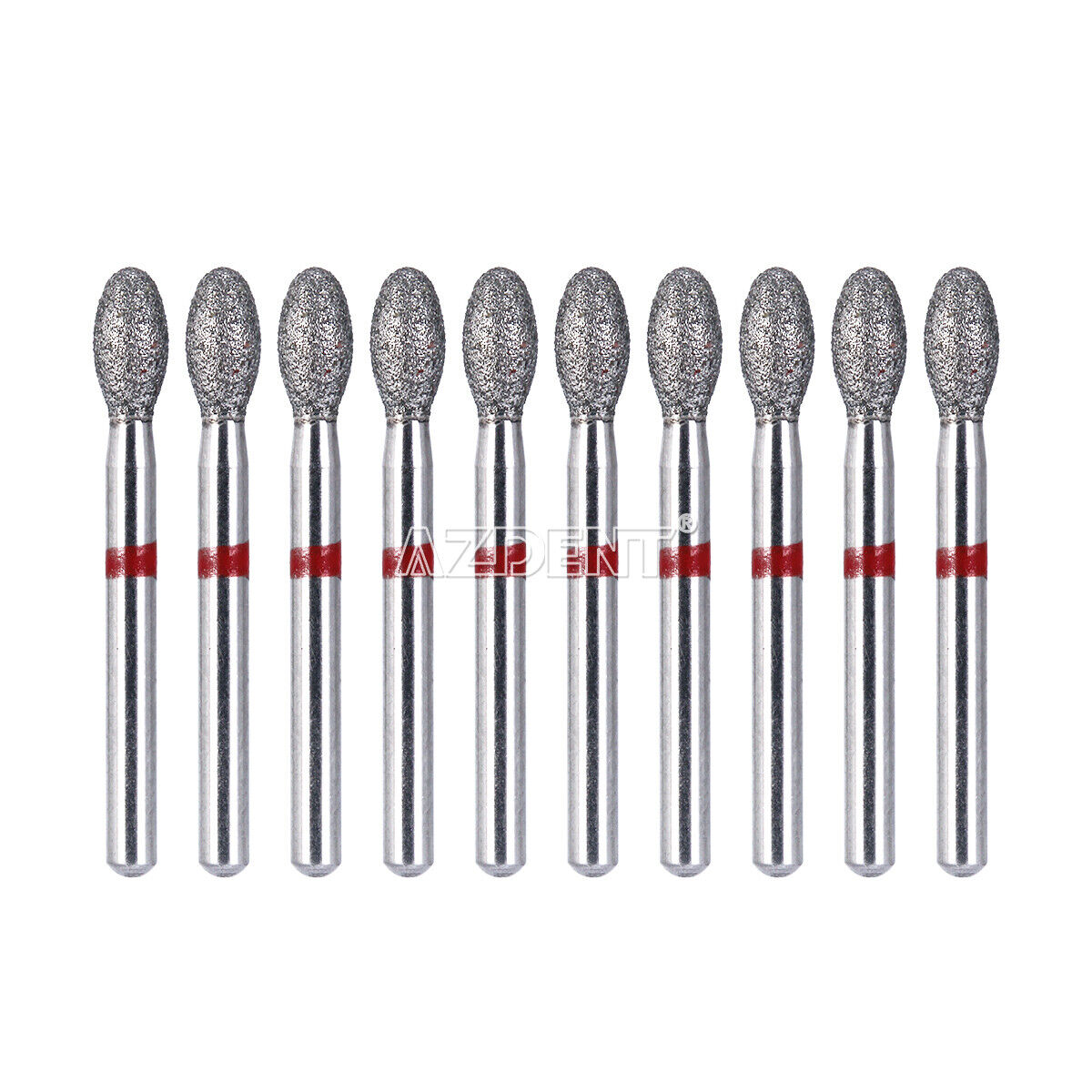 AZDENT Dental Diamond Burs Football/Fine #368-023F #379-023F Friction Grip
