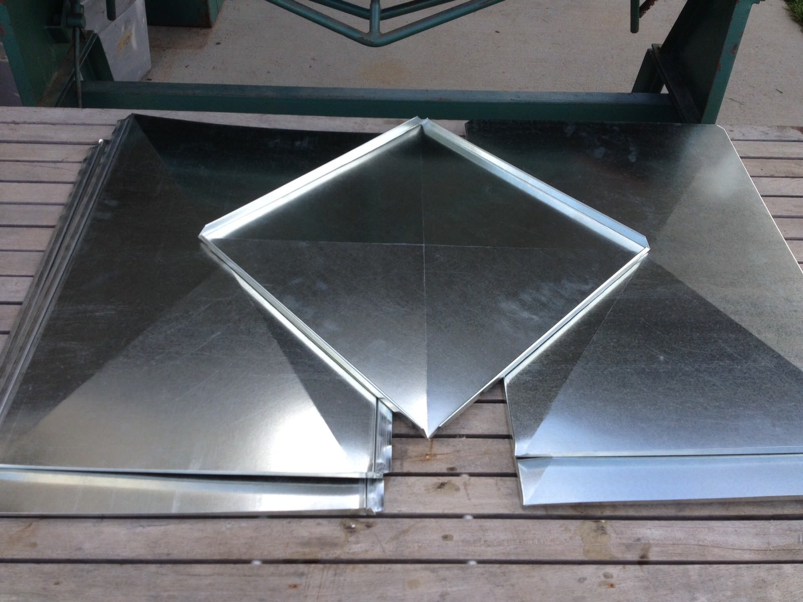 12 X 16 X 35 1/2 HVAC SUPPLY/RETURN AIR DUCTWORK PLENUM GALVANIZED 26 GAUGE