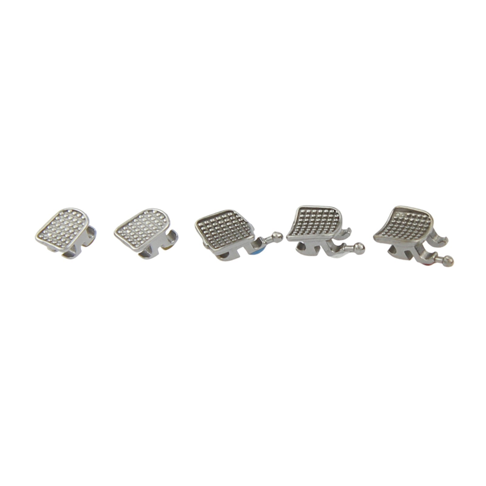 Dental Orthodontic Bracket Braces Metal Mini Roth MBT 018 022 345 Hooks MIM 5-5