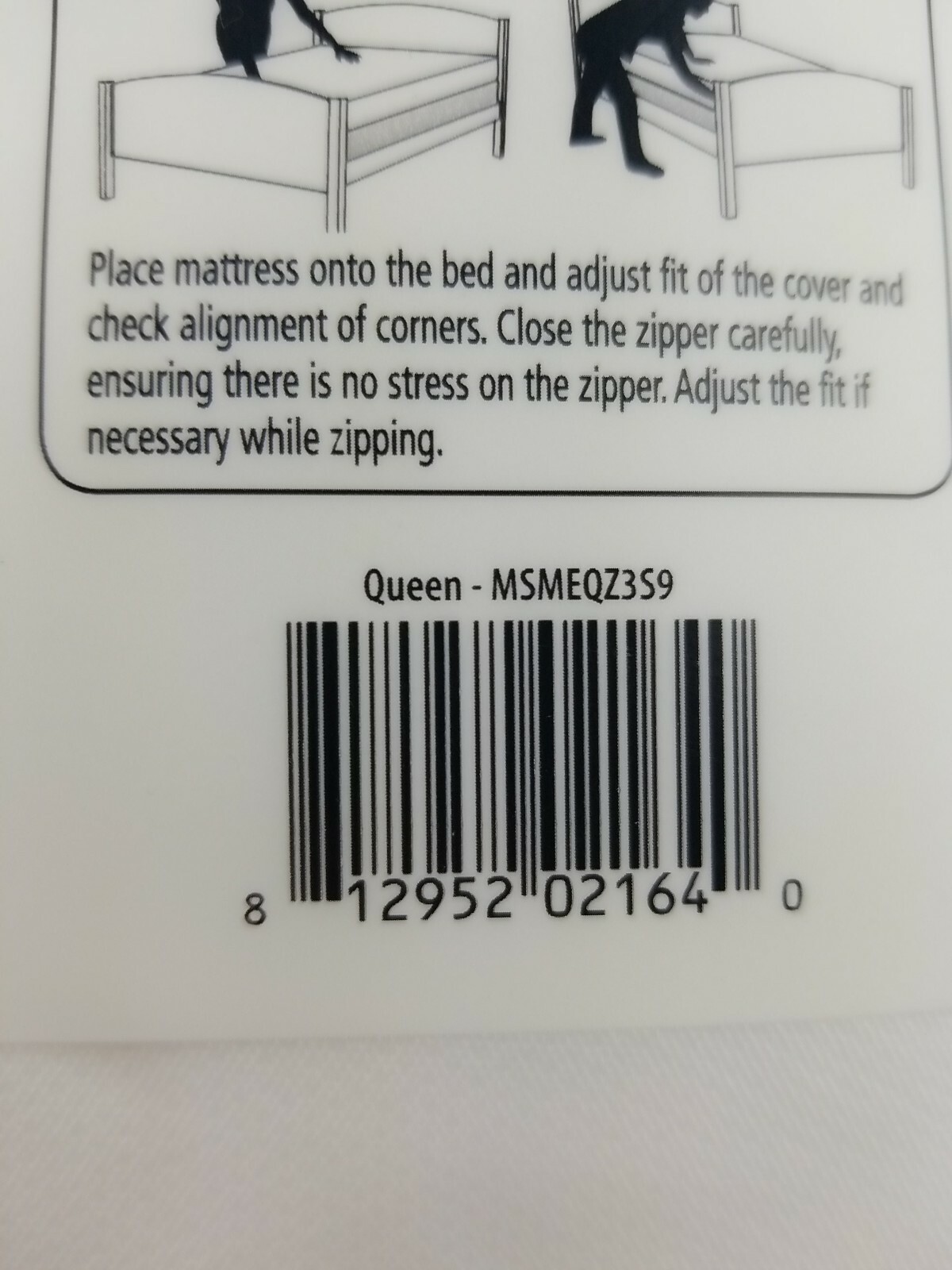 Mainstays Zippered NexGen Waterproof Allergy Relief Mattress Protector, Q 12″