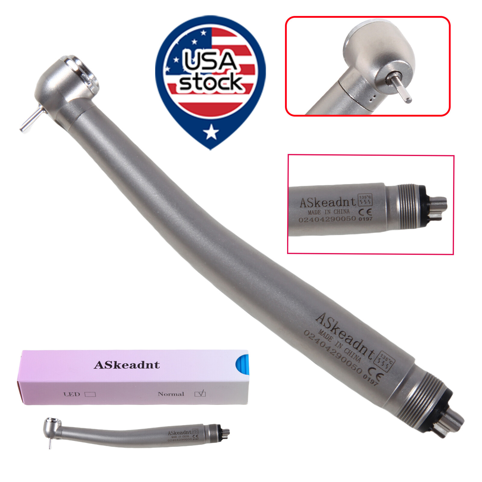 NSK Style Pana-Max Dental High Speed Turbine Handpiece 4 Hole Midwest 4 holes