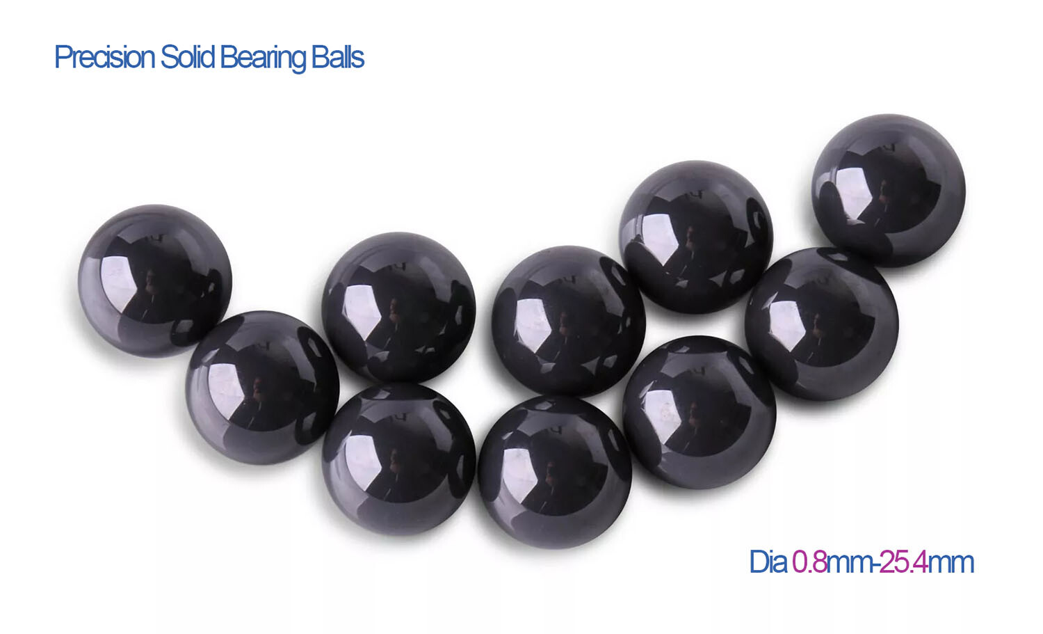 Silicon Nitride Ceramic Ball G5 Precision Solid Bearing Balls Dia 0.8mm-25.4mm