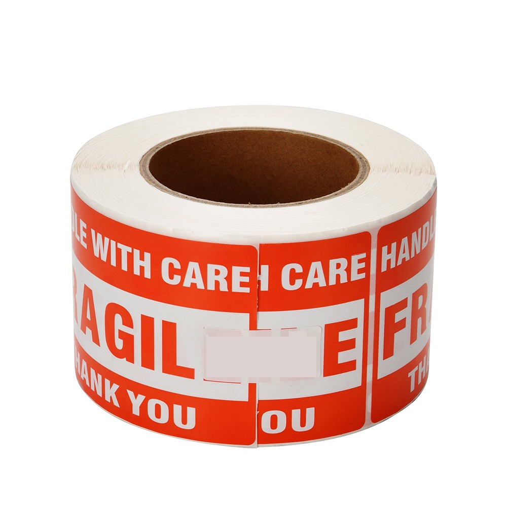 1-40 Rolls 3″x5″ Large 500 Fragile Labels Handle with Care Thank You Stickers US