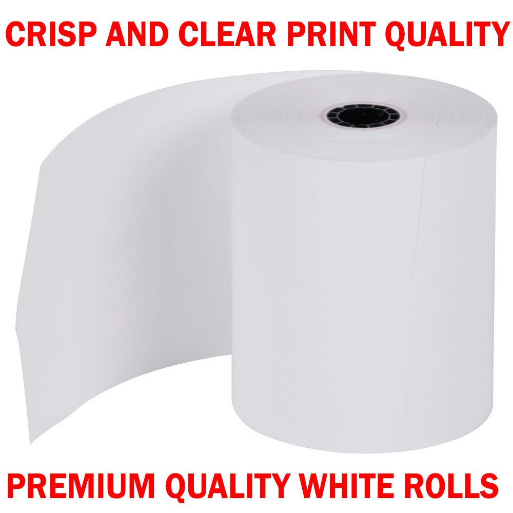 Direct Thermal Printing Thermal Paper Rolls, 3 1/8″ x 230 ft, White, 50/PK