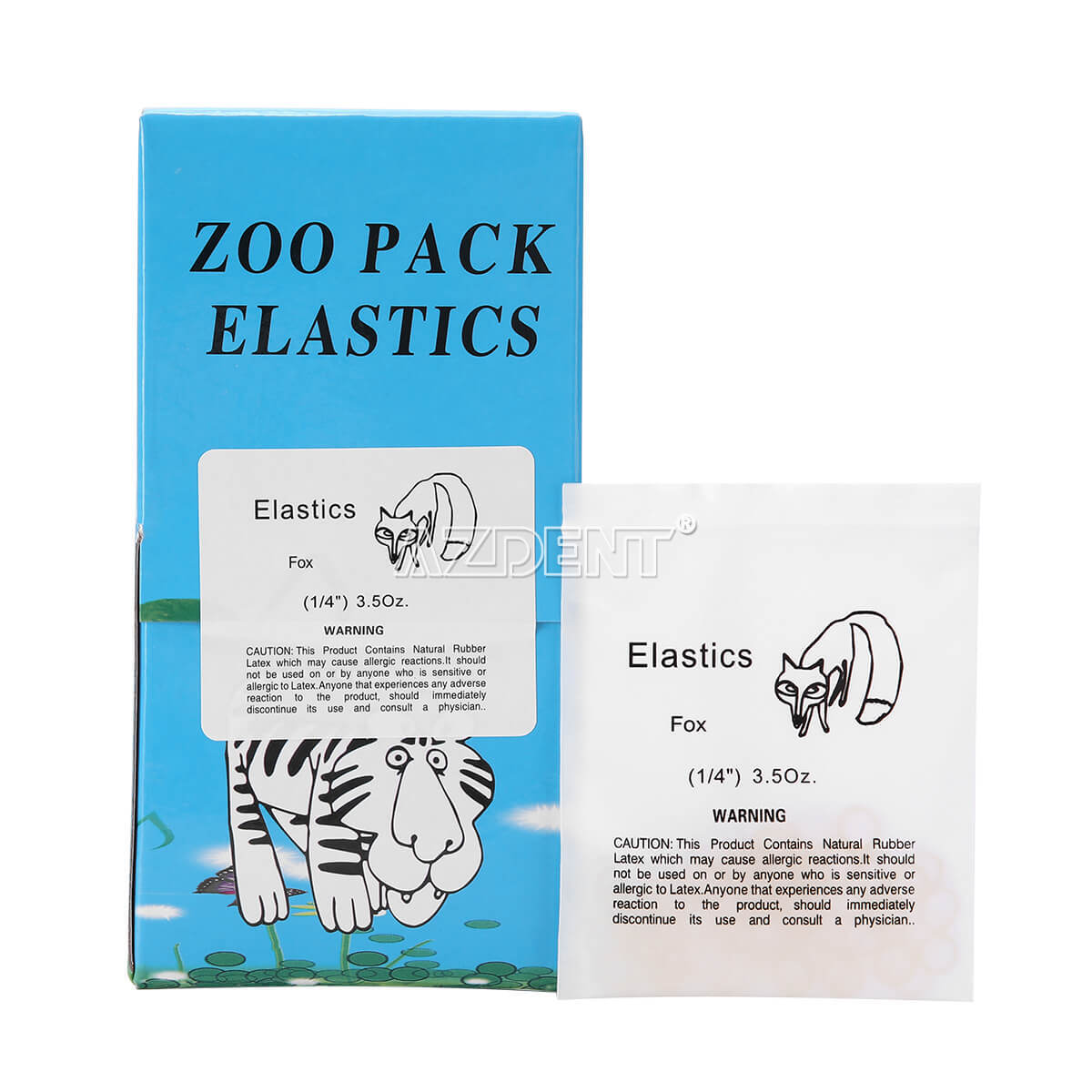 Dental Ortho Elastics Latex Braces Orthodontic Rubber Bands 5000Pcs/kit 15Sizes！