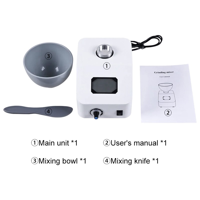 DENTAL LAB DIE STONE IMPRESSION MATERIAL ALGINATE MIXER 110V or 220V