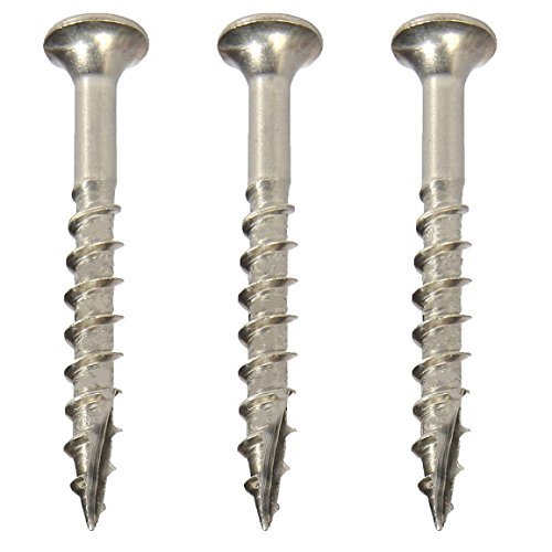 #10 x 1-1/2″ Deck Screws Stainless Steel Square Drive Wood/Composite Qty 2,500