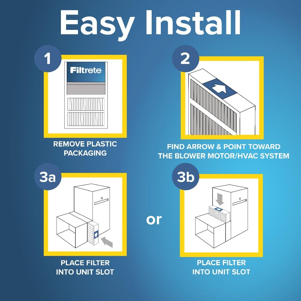 Filtrete 16x25x4 Air Filter MERV 11, MPR 1000 Micro Allergen 16x25x4, White