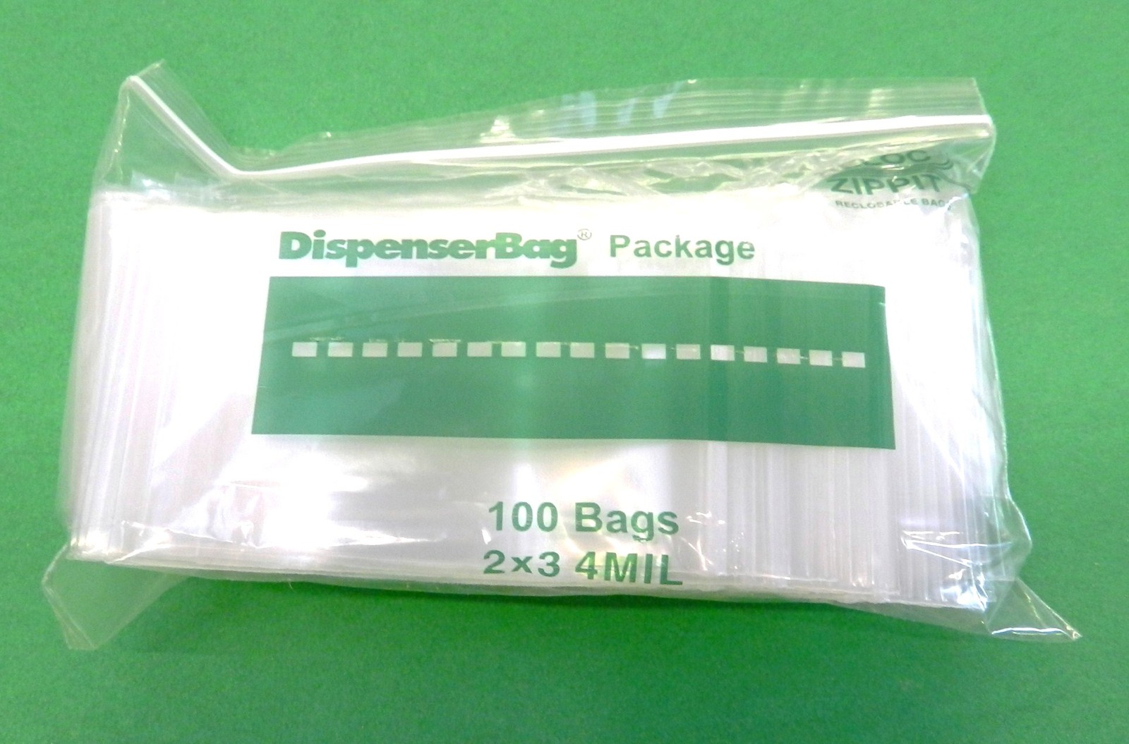 4mil Reloc Zippit Bags 2×3 Reclosable H.D.2″x3″ 100 Zip Seal Lock Thick Baggies