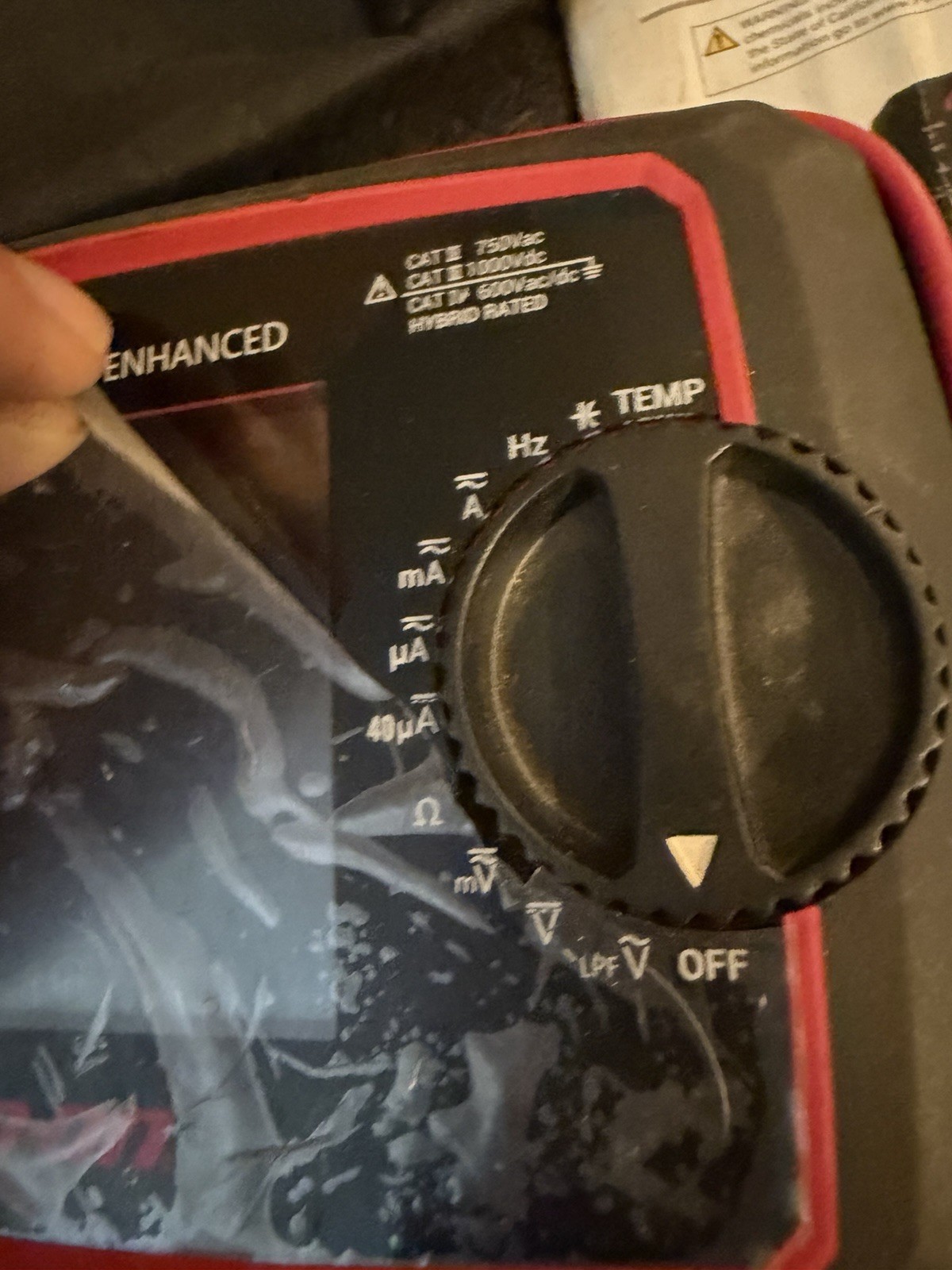 Snap-on EEDM525F True-RMS Digital Multimeter Color LCD