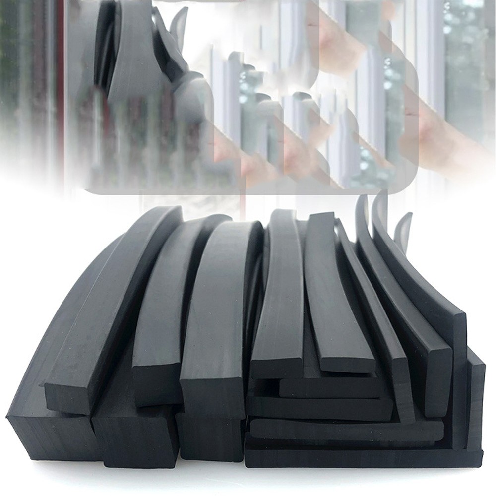 Black Nitrile Rubber NBR Solid Square Cord Gasket Oil Seal Sealing Strip