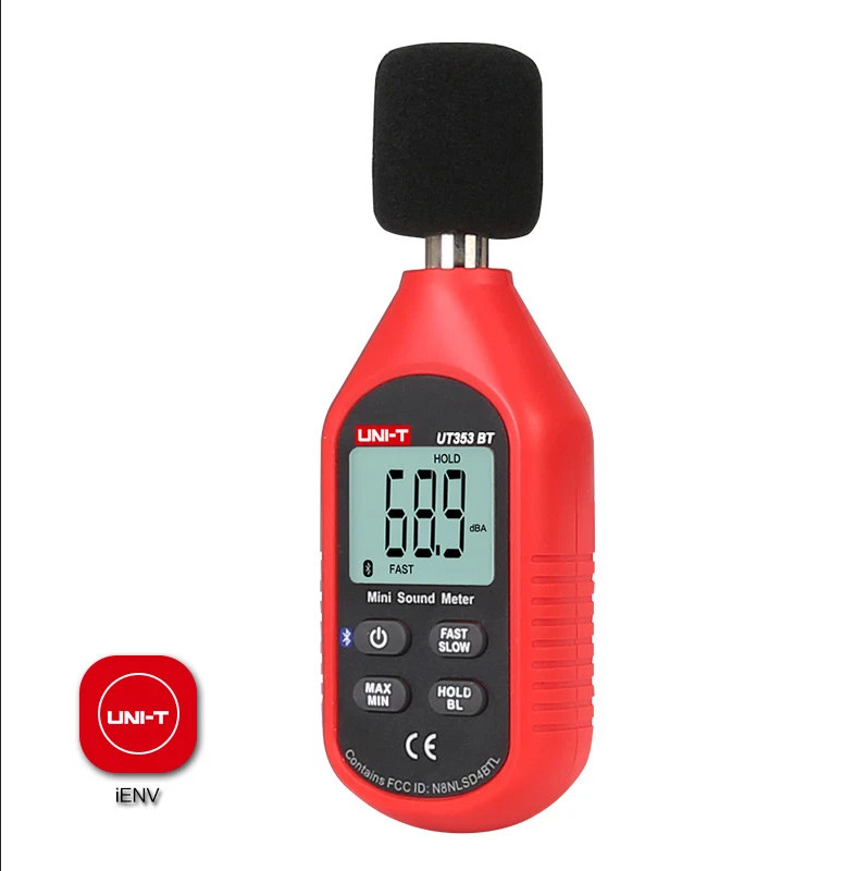 UNIT Digital Bluetooth Sound Level Meter Decibel Noise Tester 30-130dB UT353BT