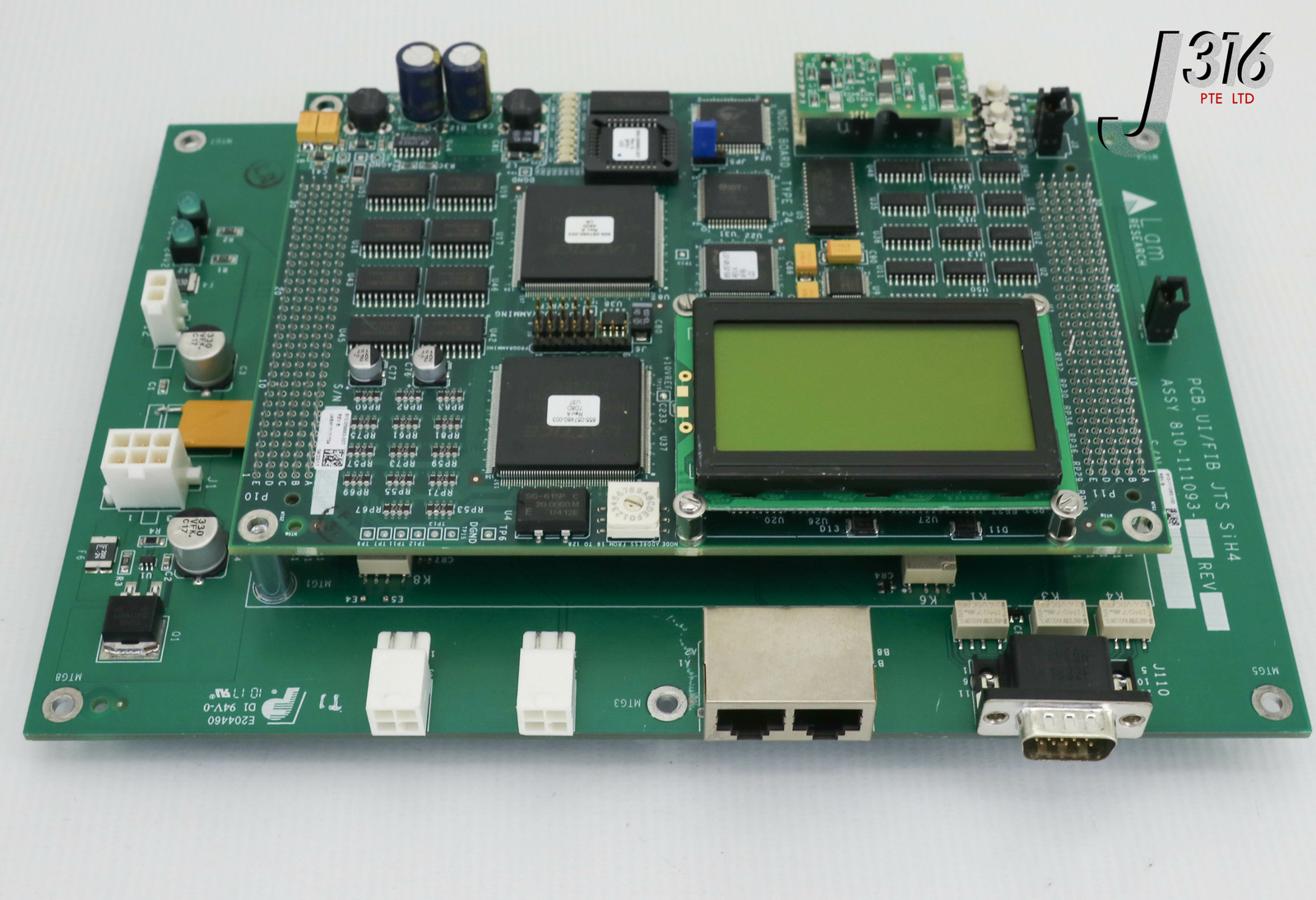 24852 LAM RESEARCH PCB, UI/FIB JTS SIH4 W/ NODE BD TYPE 24 810-111093-100