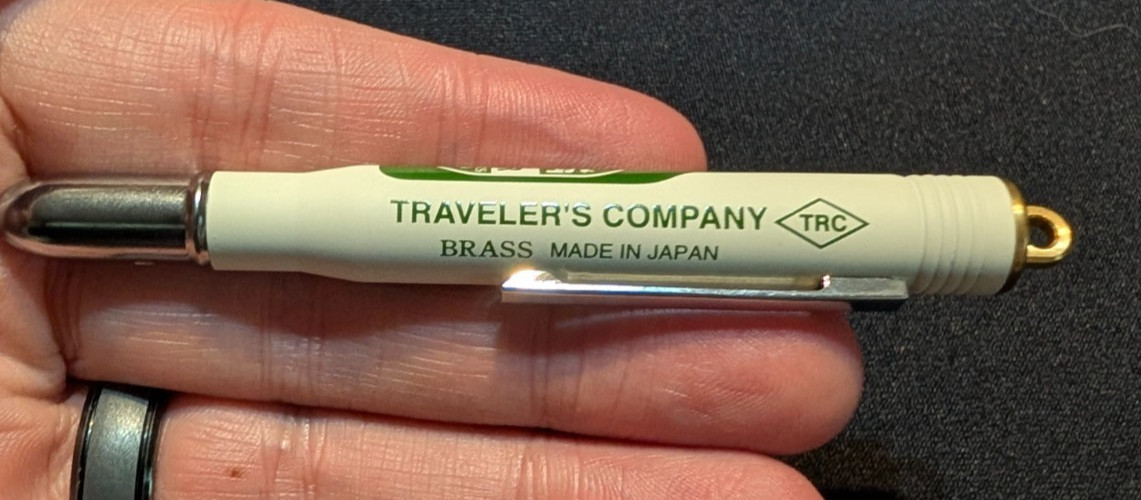 Traveler’s Notebook Taiwan Beer Camel 15th Anniversary – w/ pen, charms, bags