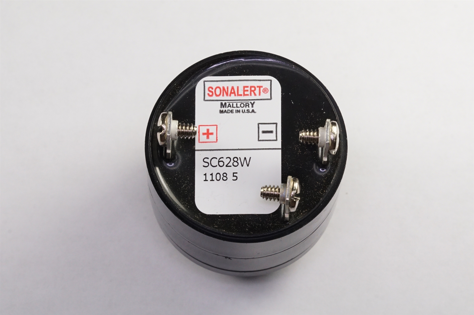 SC628W Mallory Sonalert Audio Indicator Piezo Alarm 28VDC 68dB 2.9kHz Panel Mnt