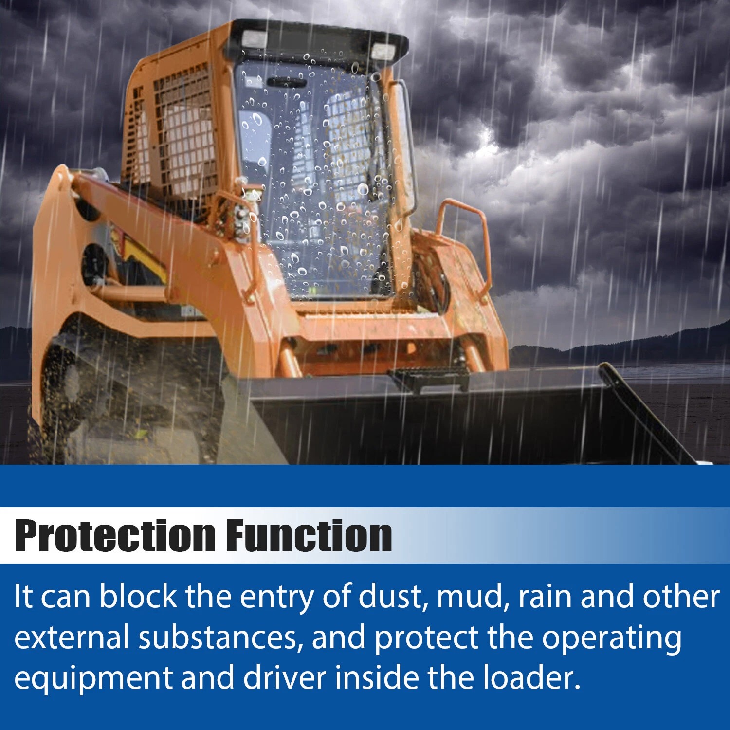 Clear Front Windshield Door Glass For Takeuchi TL8 TL10 TL12 TL130 # 0880865301