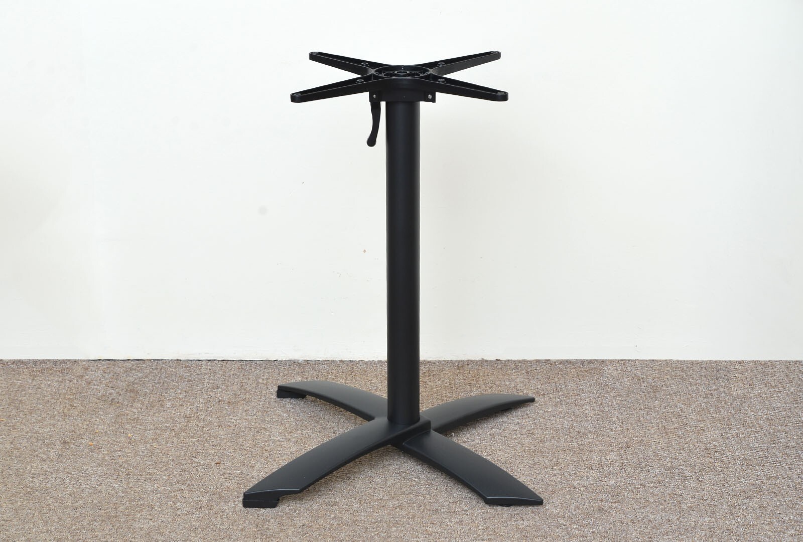 black premium aluminium flip top table base dining restaurant cafe pub folding