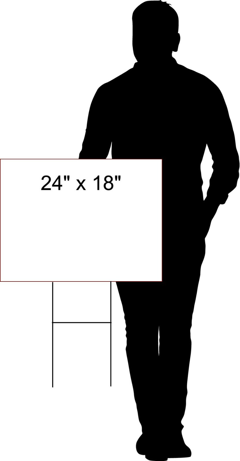 WEDDING PARKING LACE SIDE LEFT ARROW BLACK with Stand LAWN SIGN Single sided
