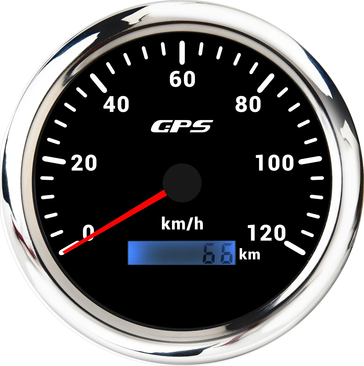 LED Universal 110MM GPS Speedometer 60/80/120/200KMH 80MPH Speed Gauge Meter