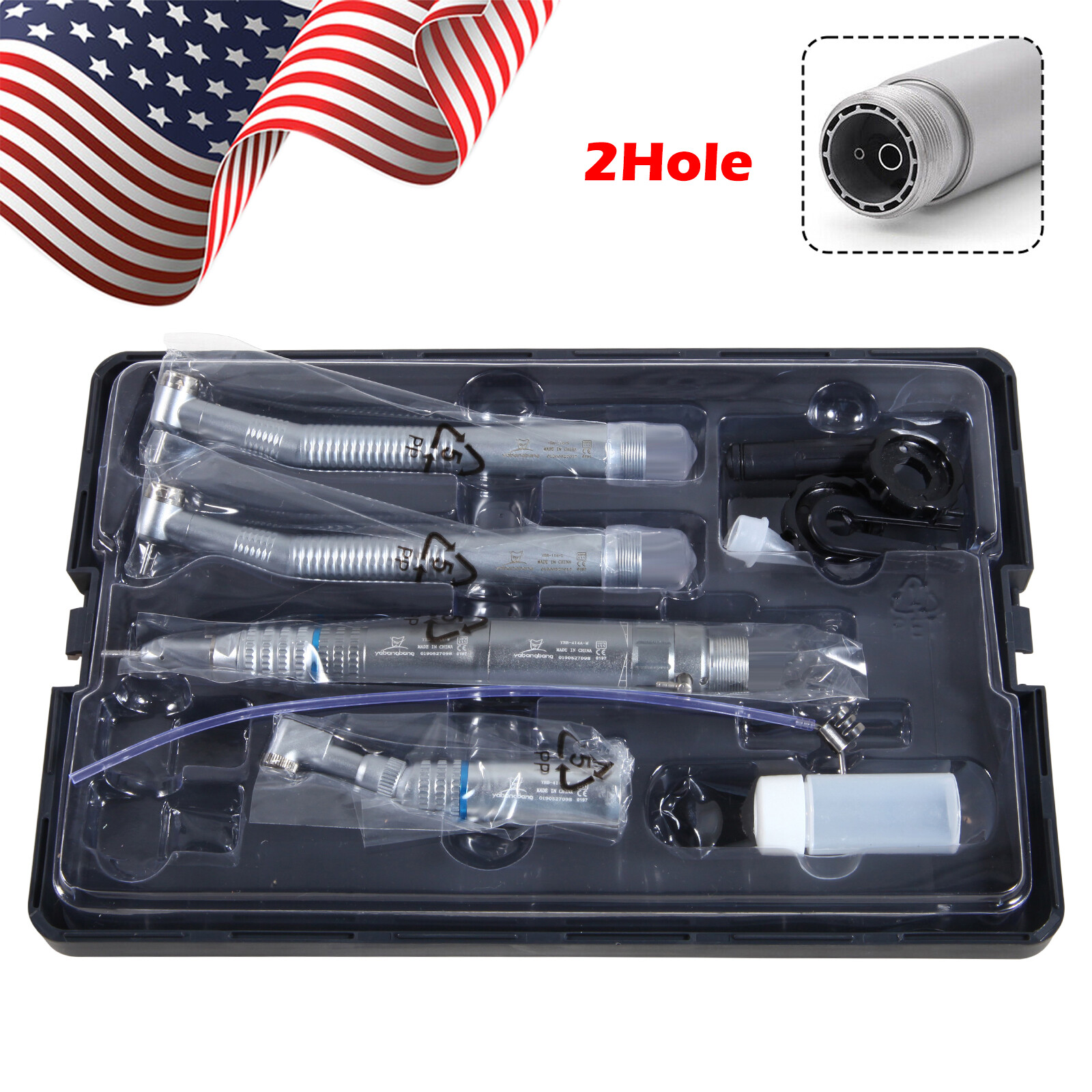 NSK Style Dental High & Low Speed Handpiece Kit Air Turbine 2 Hole st