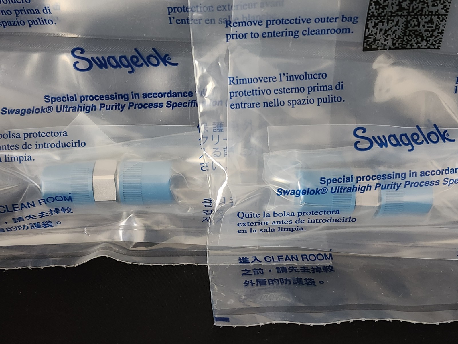 2 Pack – Swagelok SS-4-VCR-1-4 VCR Face Seal Fitting, 1/4 in. VCR x 1/4 in. MNPT