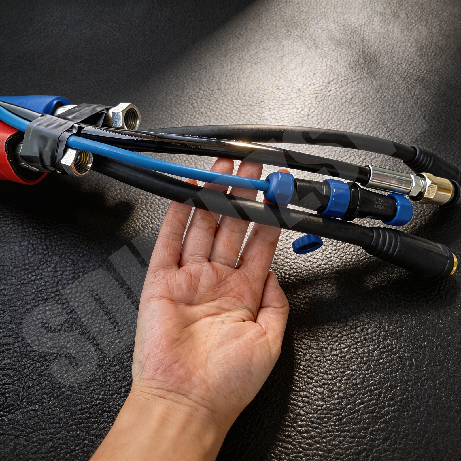 15M Heavy-Duty Heated Hose for Spray Foam Polyurea Applications