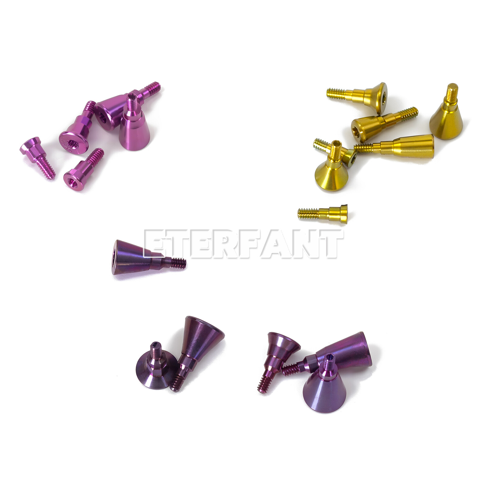 Dental Healing Cap Abutments NC/RC Cover Screw Titanium Fit Straumann ITI BLT