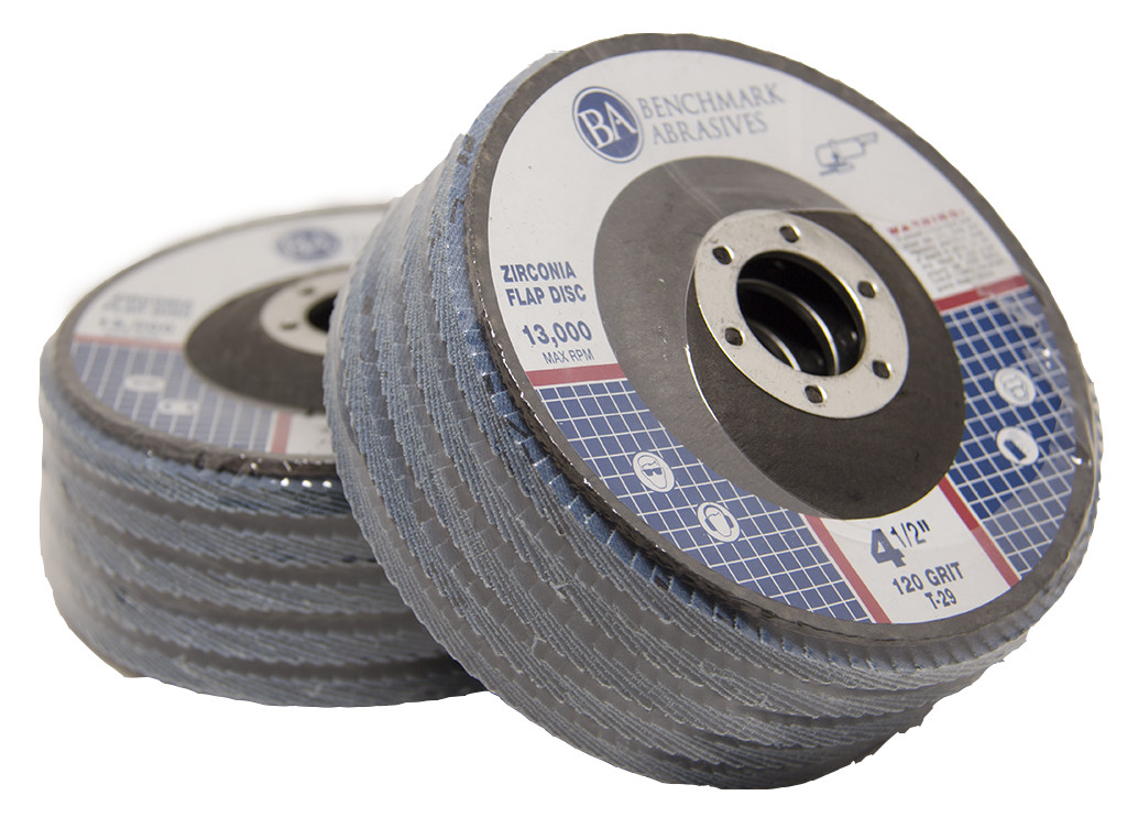 10 Pack 4.5” x 7/8″ Professional 120 Grit Zirconia Flap Disc Grinding Wheels T29