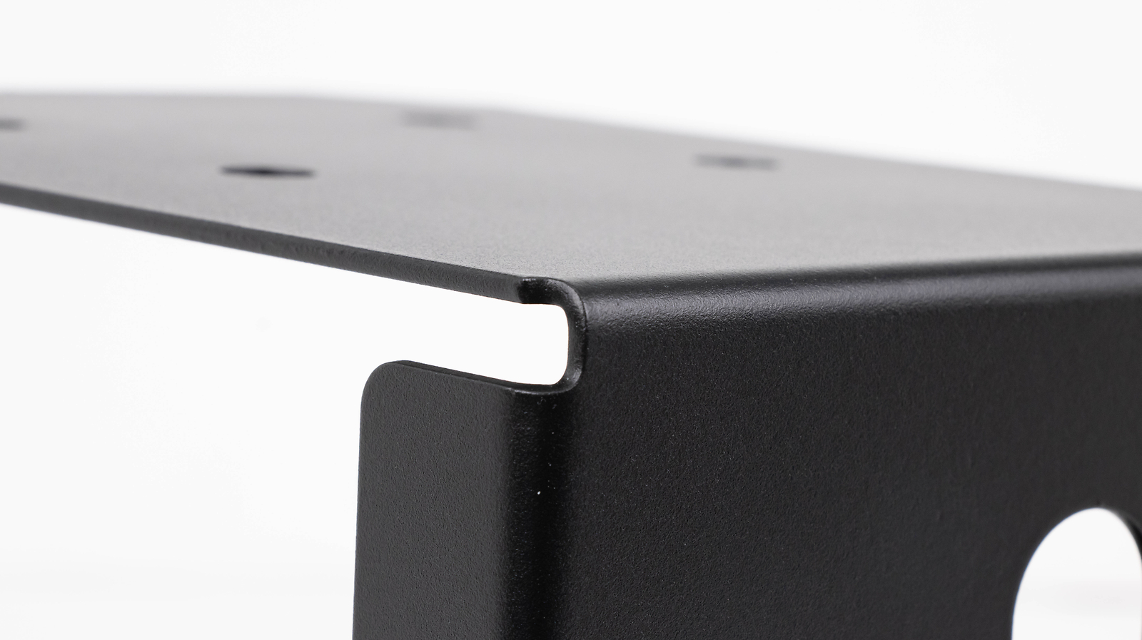 4PACK 8×8 Post Base Bracket for Pergola, Black Powder Coated Steel with Standoff