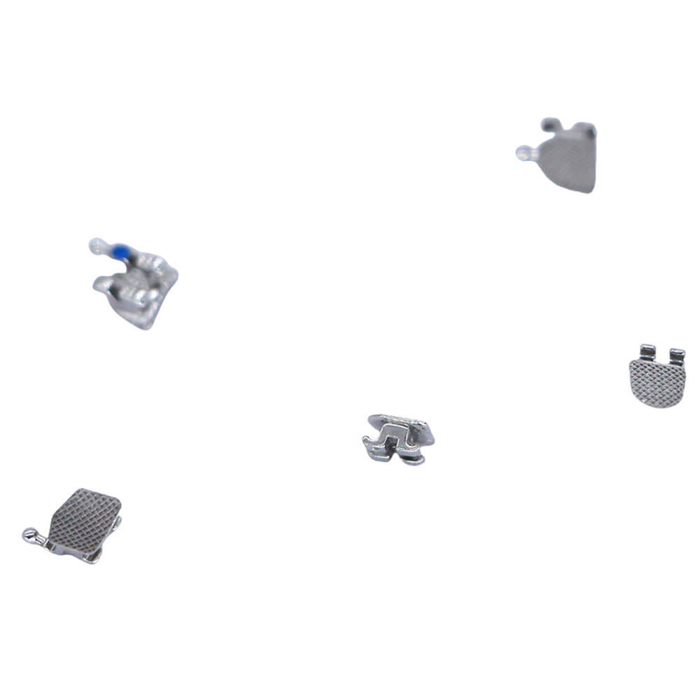 1 Pack Dental Orthodontic Bracket Standard MBT 0.022″ 345 Hooks Sandblasted