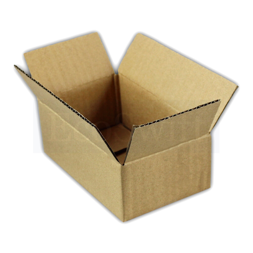 1-200 6x4x2 “EcoSwift” Cardboard Packing Mailing Shipping Corrugated Box Cartons
