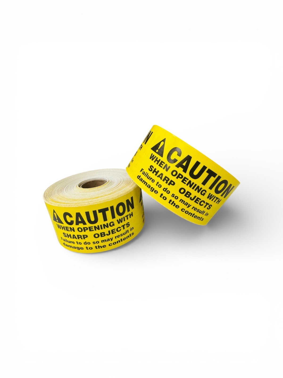 Shipping Labels- 2×4 Caution Sharp Objects 500 labels per roll, 1-12 Rolls