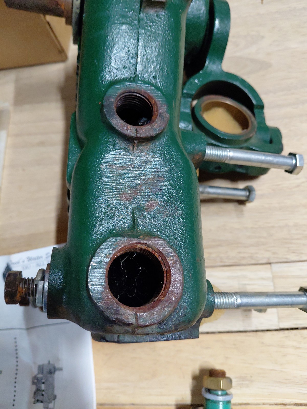 Du-All Spray Pump, 2GPM Single Cylinder Double Acting 340RPM Cast Iron Used