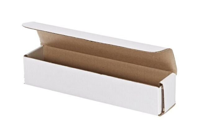 50 15 x 2 x 2 White Corrugated Mailers Tuck Flap Boxes Free Ship
