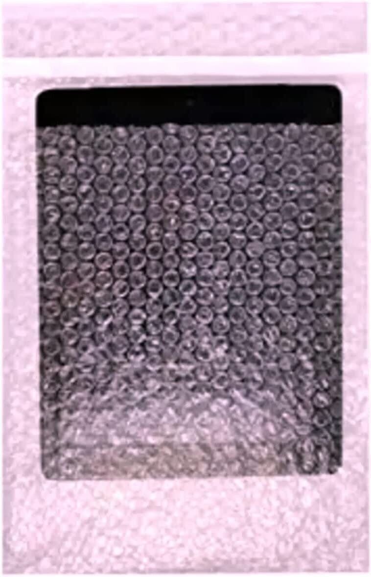 100 – 4×5.5 Anti-Static Bubble Out Pouches Bags Wrap Cushioning Self Seal, Pink