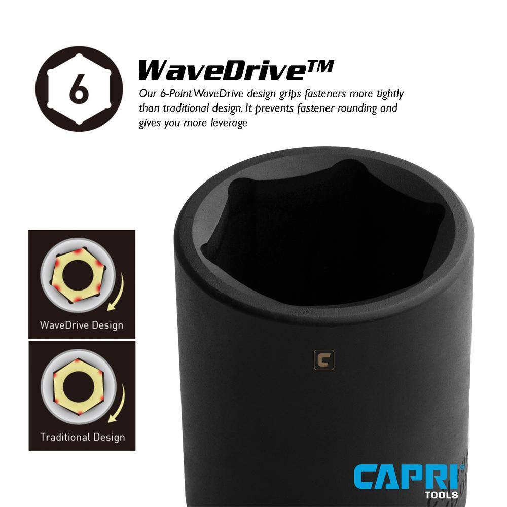 3/8 In. Drive 10 Mm 6-Point Metric Deep Impact Socket