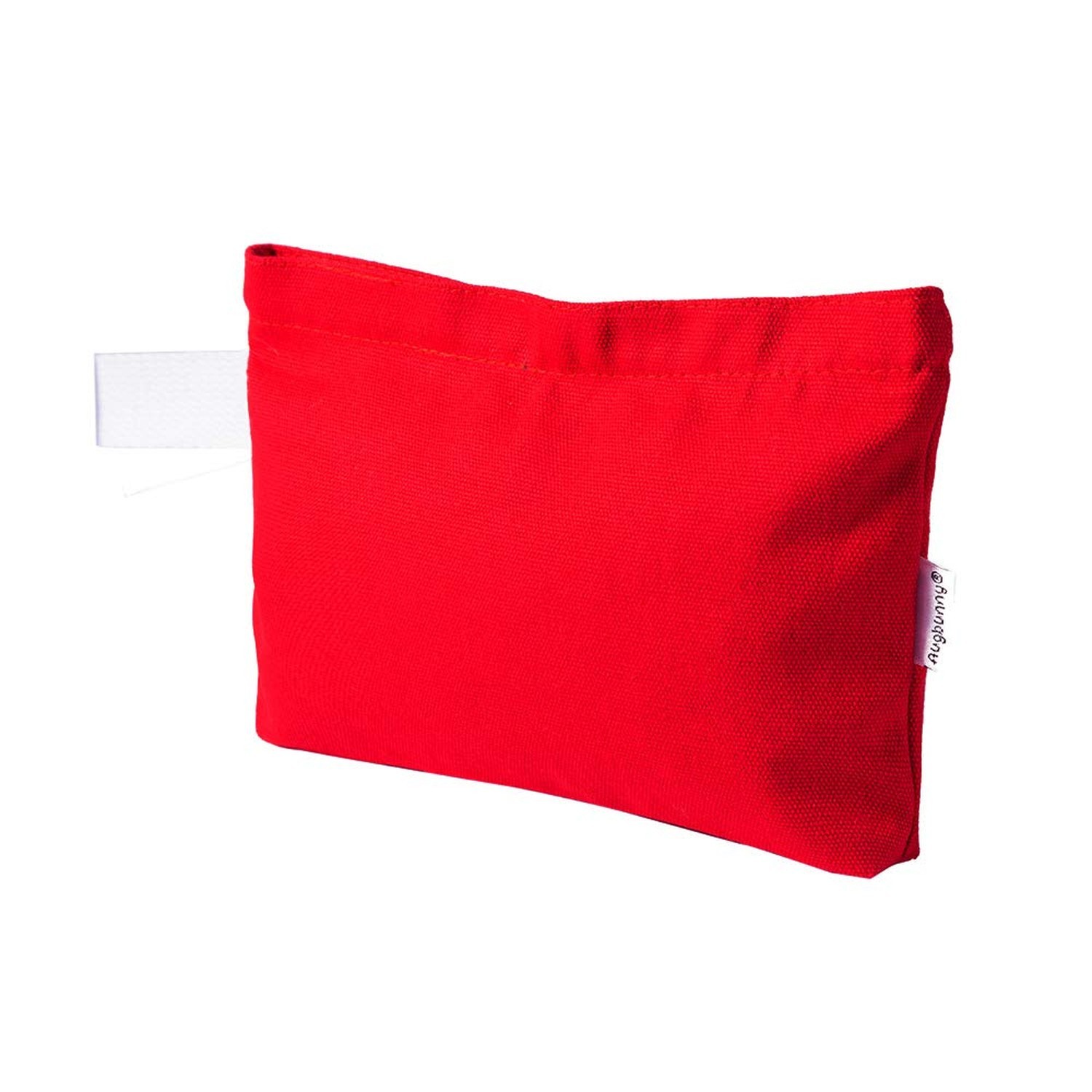 Multi-purpose Cotton Canvas Zipper makeup Bag Pouch 4-pack Red
