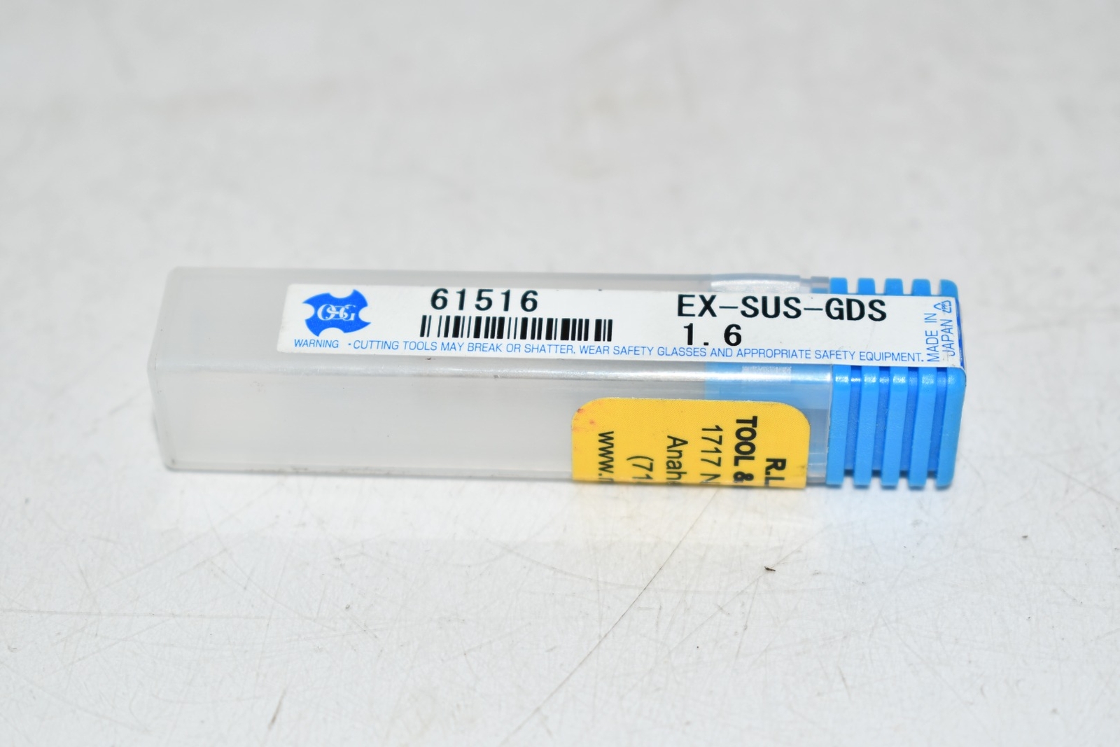NEW OSG 61516 Screw Machine Drill Bit, 1.60 mm Size, 140 Degrees Point Angle, Hi