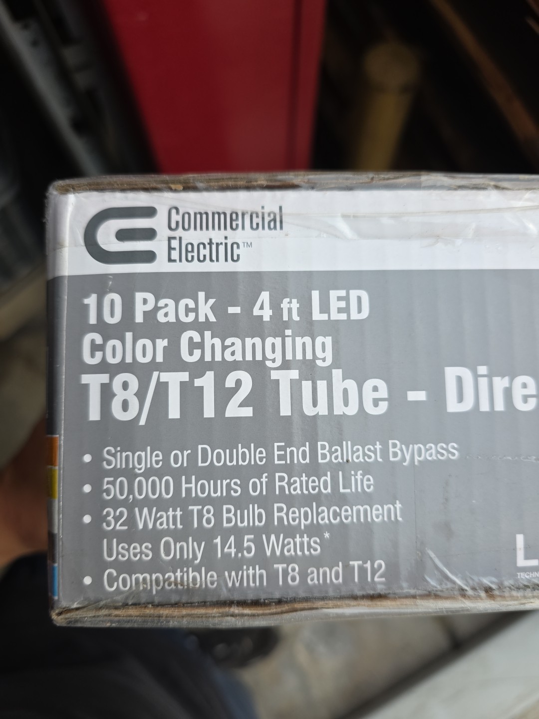 LED 10PK 32-Watt 4 ft. Linear T8/T12, Selectable (2700K-3000K-3500K-4000K-5000K)