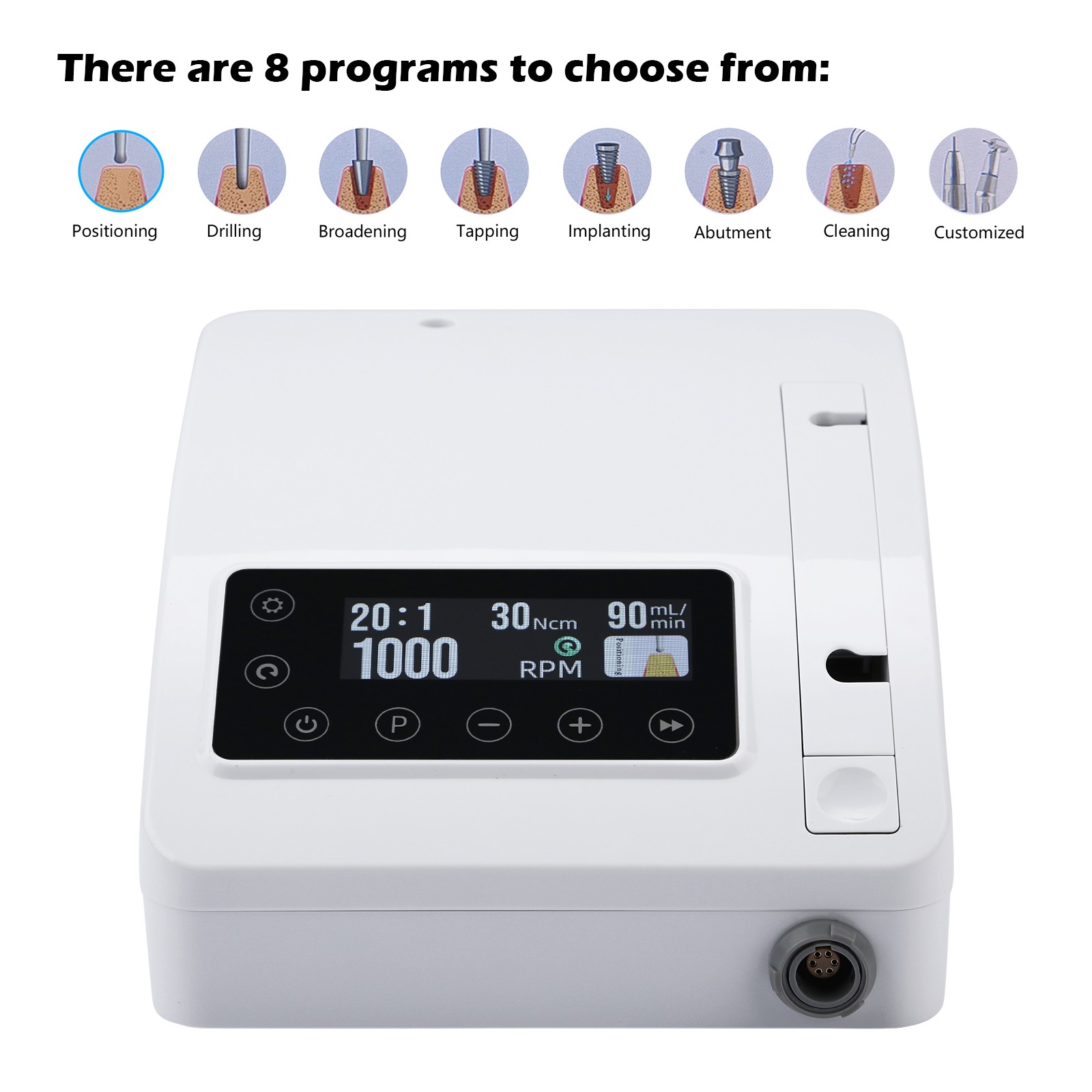Dental Implant Brushless Surgical Motor MINI / 20:1 LED Contra Angle Handpiece