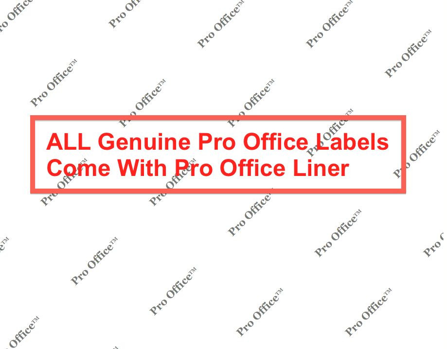 Pro Office Premium Self-Adhesive Blank Round Corner Shipping Labels FedEx 8.5×11
