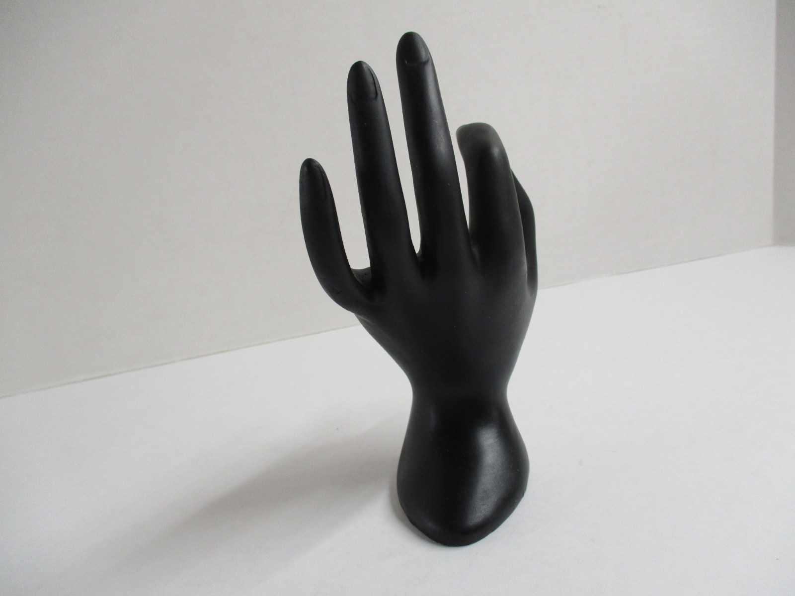 Hand Mannequin Black Display Unisex Solid Strong Still Finger Palm Ok Gesture