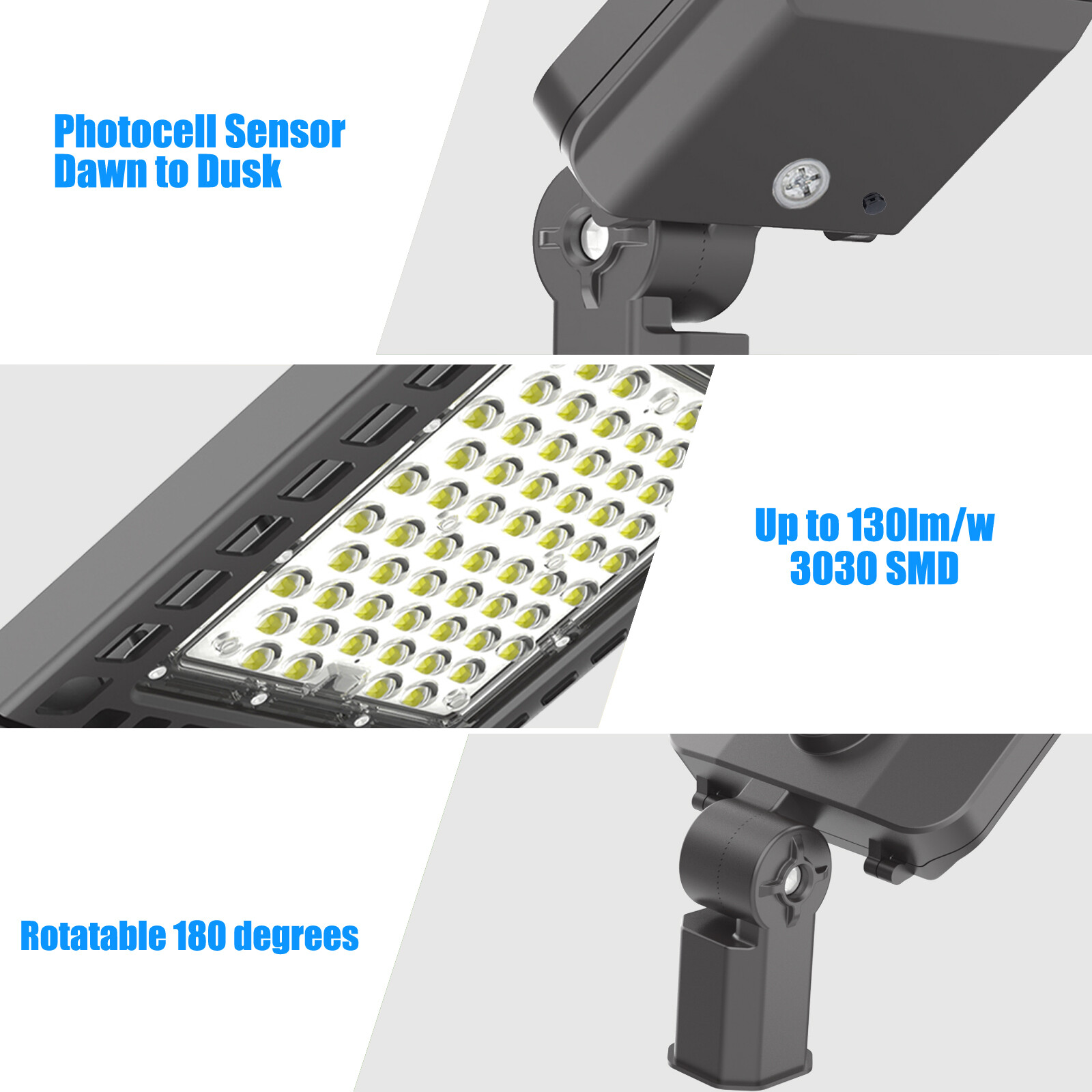 200W LED Parking lot Light Street Shoebox Pole Light Commercial LED Lamp 28000LM