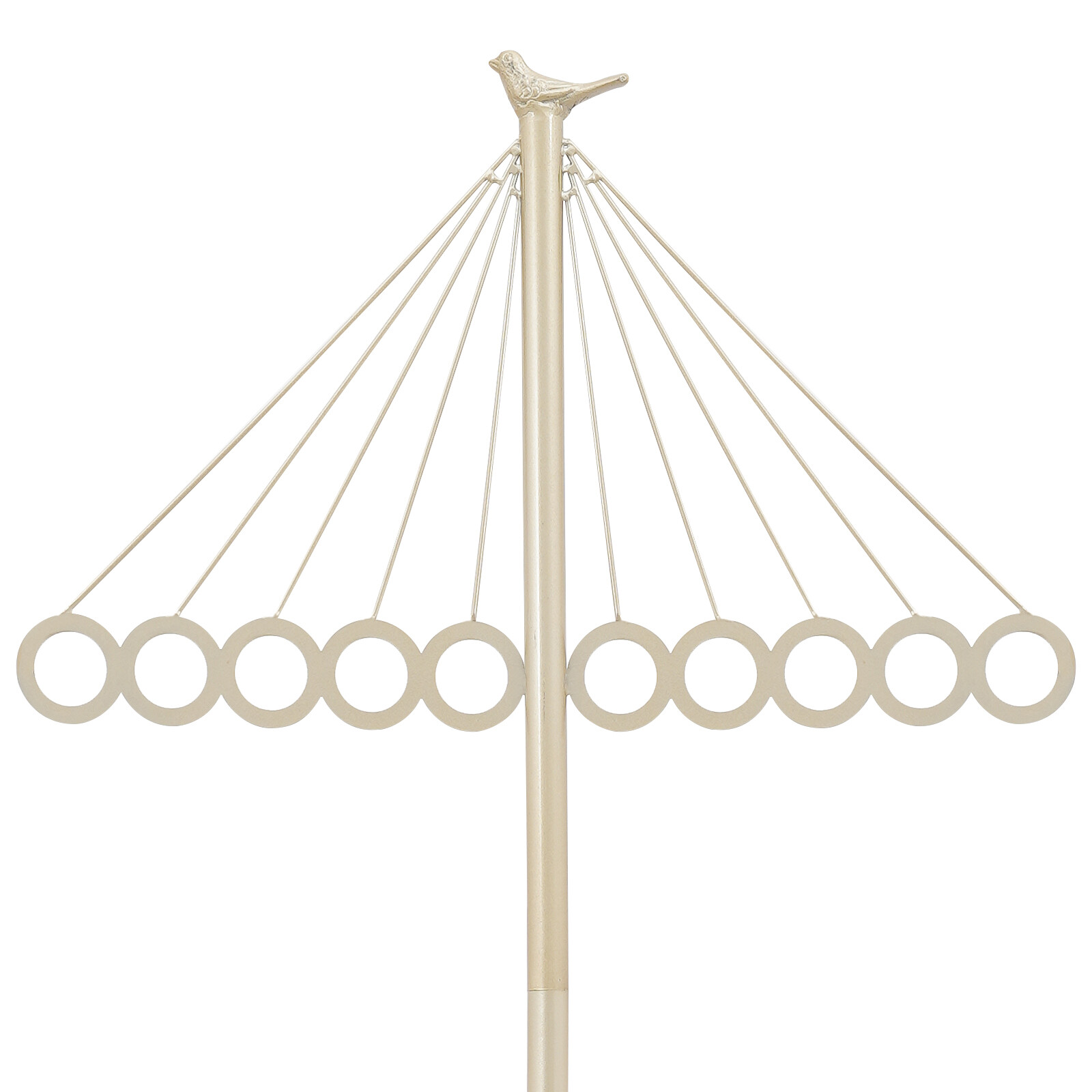 ?Coat Shelf Metal Clothing Display Rack Entrance Clothing Rack with 10 Hooks