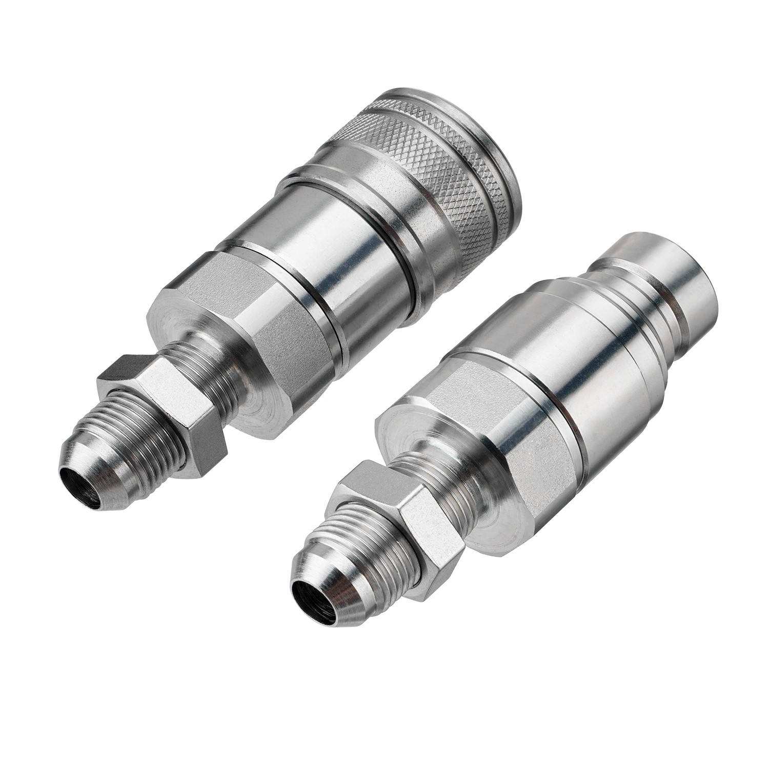 1/2″ Flat Face Skid Steer Hydraulic Quick Connect Coupler Set 1/2″ (#8) JIC Bulk