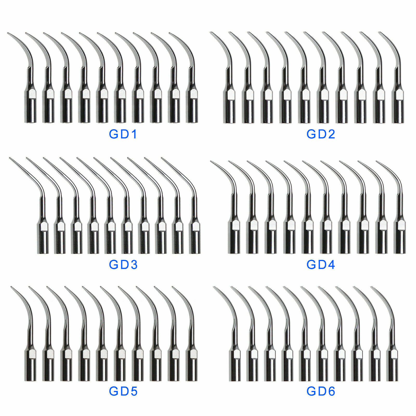 Dental Ultrasonic Scaler Perio Scaling ENDO Tip fit EMS Woodpecker DTE SATELEC