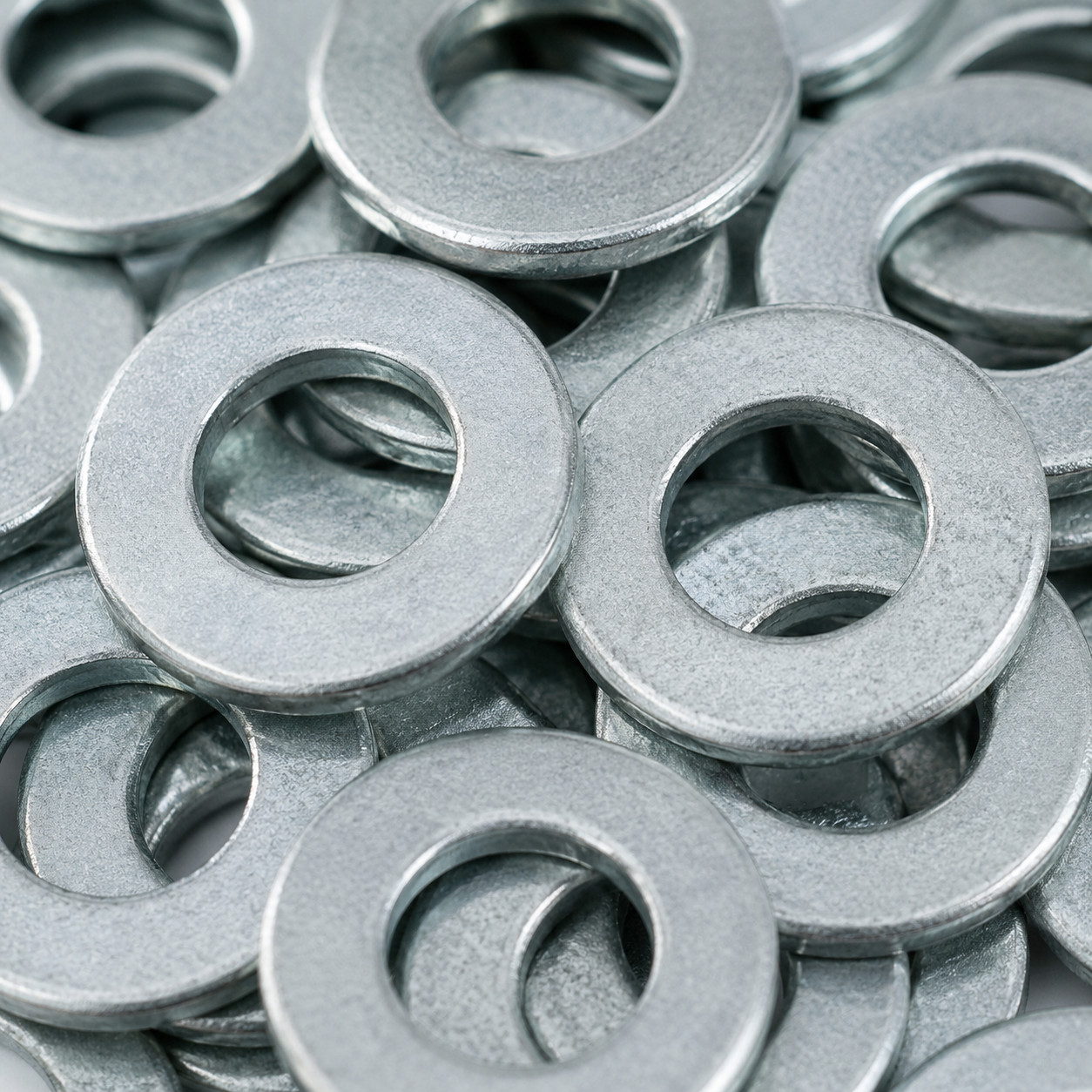 Hillman 5/16 in USS Flat Washers Galvanized Steel ASTM A153 100 Pieces